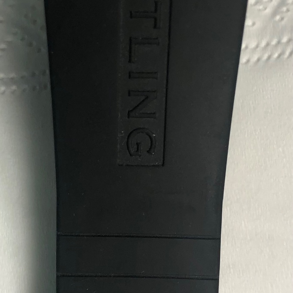 Breitling Diver Pro II Black Rubber Watch Band Strap with Deployment Buckle